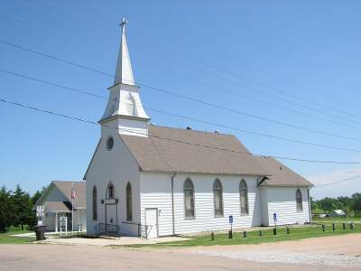 Holy Trinity Church in Blue Hill, Nebraska