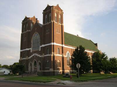 Sacred Heart Church in Lawrence, Nebraska