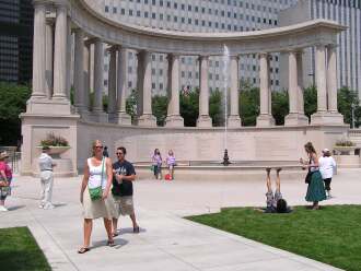 Millennium Park collonade