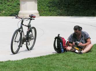 People in Millennium Park