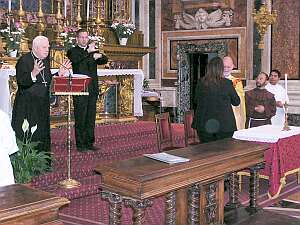 Cardinal Law at St. Mary Major