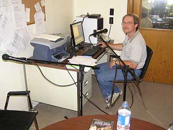 Joe Pietz at KDME radio station