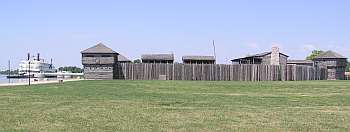 Replica of the old Fort Madison