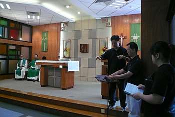 Mass at St. Patrick's Church