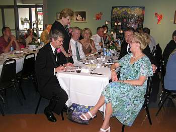 Some of the reception guests