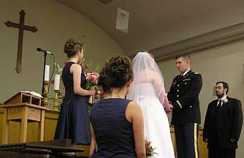 The wedding ceremony