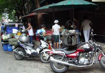 Food stall on Bangkok street