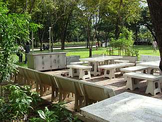 Utilitarian park furniture