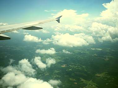 Approaching Raliegh, North Carolina