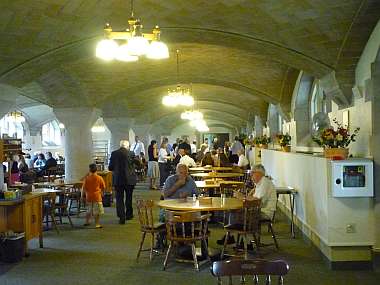 The dining room in the seminary building