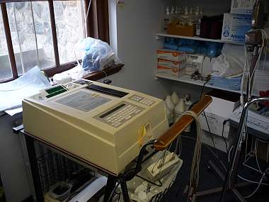 EKG machine in Health Services