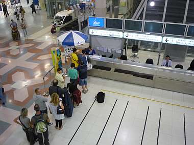 The Bangkok transfer desk