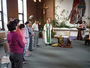 Mass with the lay mission candidates