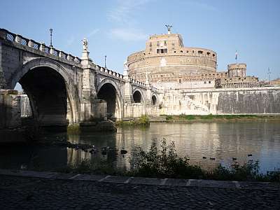 Castel Santangelo along the Tiber River