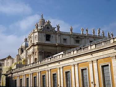 A corner of St. Peter's Basilica