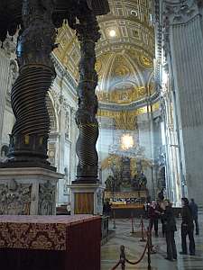 Bernini altar columns