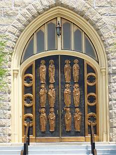 Memorial doors of the cathedral