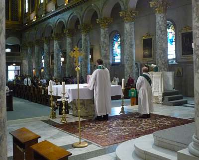 Fr. Kastigar at mass