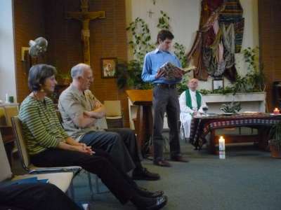Mass with Bill Vos presiding