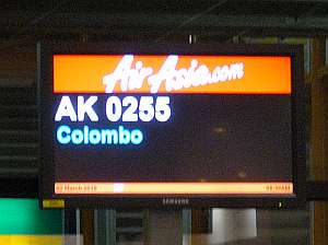 Departure gate at KL airport