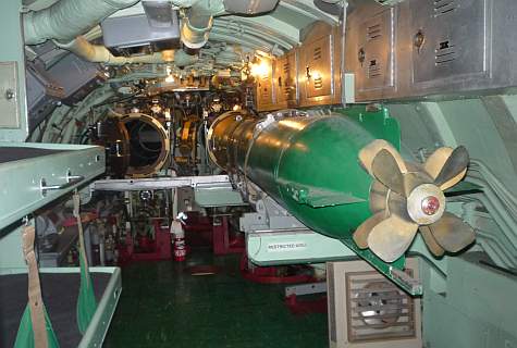 Torpedo room of Growler