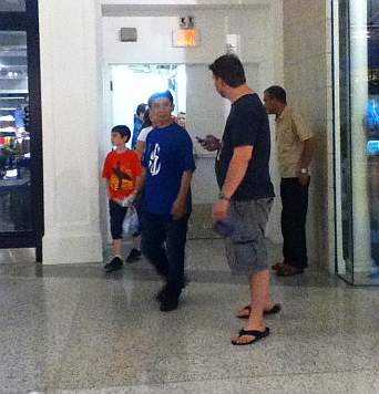 People sheltering from a tornado