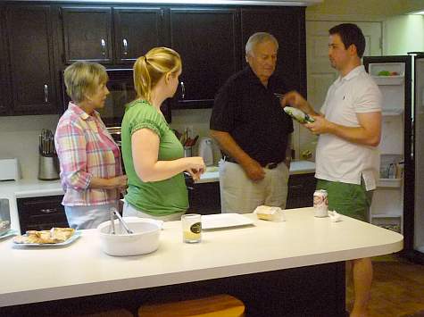 Judith English, Colleen Balderson, Bob English, Allen Balderson