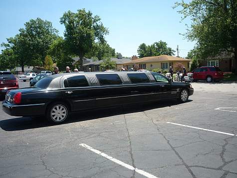 A limo for the bishop-elect!