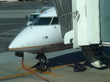 Regional jet at LaGuardia