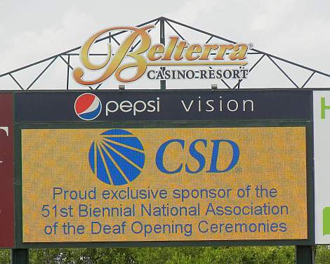 Sign for opening ceremony