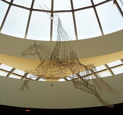 Pegasus wire sculpture