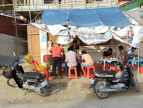 Dinner time in Phnom Penh