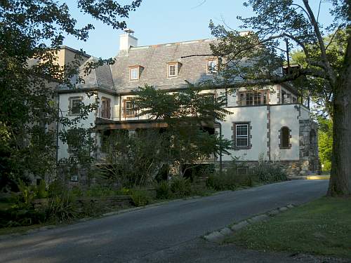 The back of the original manor house