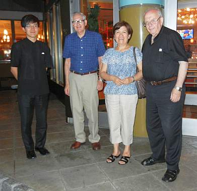 Fr. Kim, B. Butkiewicz, A. Butkiewicz, Msgr. Herlihy