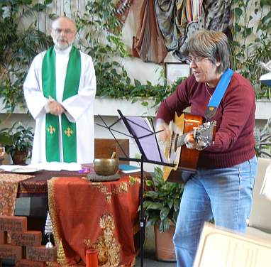 Fr. Bill Vos and Debbie Northern