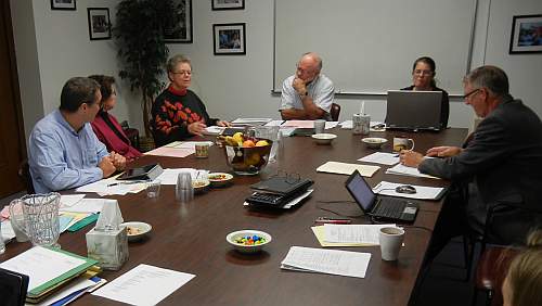 a session of the board meeting