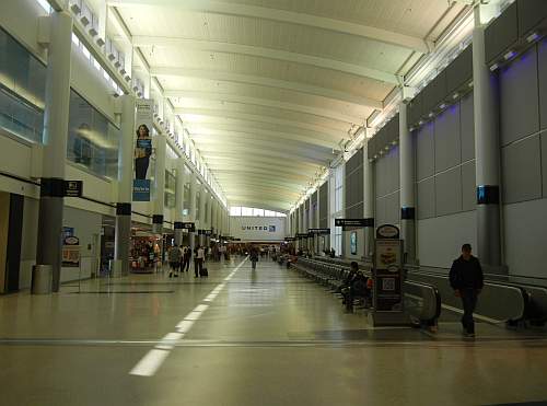 Houston airport hall