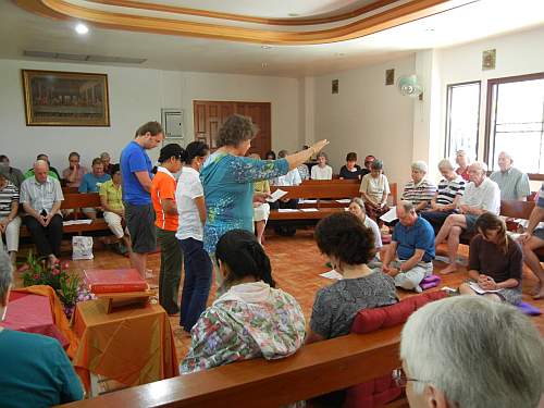 Blessing at the liturgy