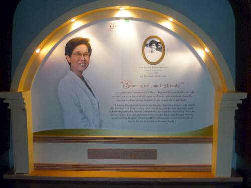 Display honoring Dr. Irene