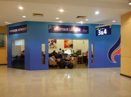 Reduced Bangkok Airways lounge