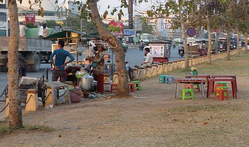 Food stall on the street