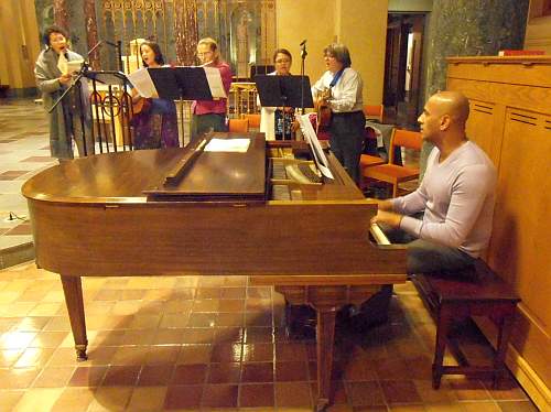 The musicians for Bill Vos' mass