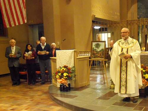 Bill Vos at his anniversary mass