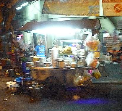 A Bangkok street vendor