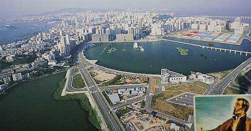 Aerial view of Macau