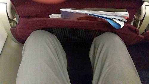 No leg room on Thai Airways