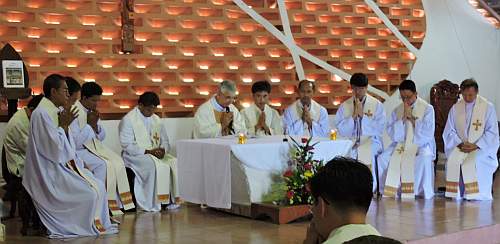 The clergy from Siem Reap Diocese