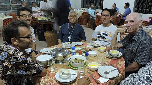 A last meal with Archbishop Goh