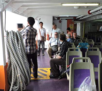 On the ferry to Cheung Chau