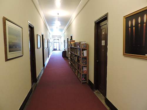3rd floor corridor on the Maryknoll side
